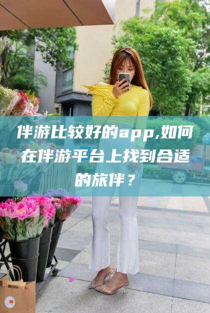 兰考伴游比较好的app,如何在伴游平台上找到合适的旅伴？