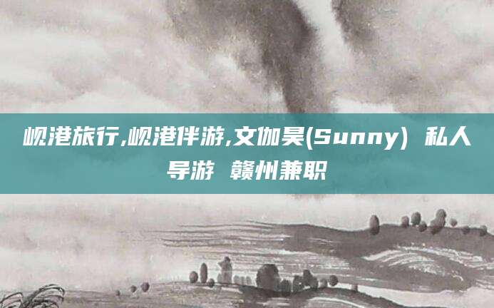 兰考岘港旅行,岘港伴游,文伽昊(Sunny) 私人导游 赣州兼职